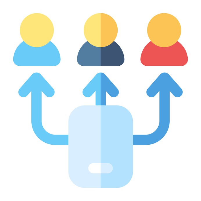 See more icon inspiration related to viral, Ad, viral marketing, advertising, communications, user, marketing, avatar, business, people and arrows on Flaticon.