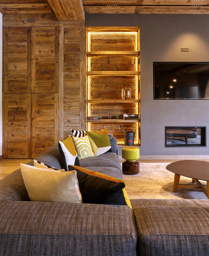Ski Resort Villa in the French Alps - #decor, #interior, #home