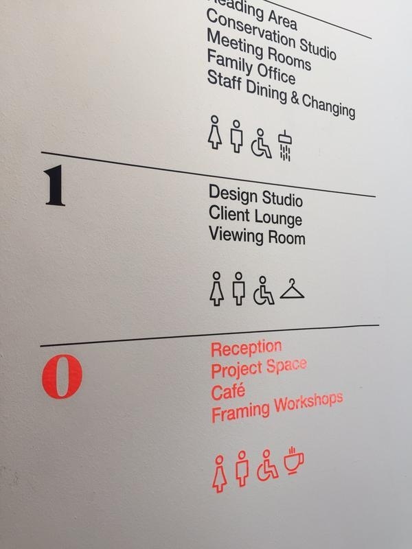 Two Times Elliott on Twitter: "@TwoTimesElliott: Interesting visit today to @pushprlondon at the recently developed @JohnJonesLondon Art Bui #signage #wayfinding
