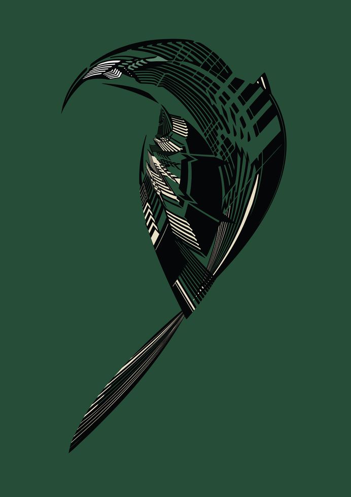 #birdie #bird #illustration #glitch #crow #artwork