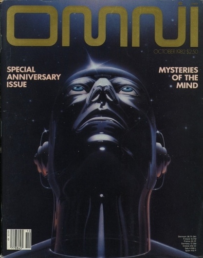 Designersgotoheaven.com -Â 80s Omni Sci-Fi Mag... - Designers Go To Heaven. #magazine #cover #flash #space
