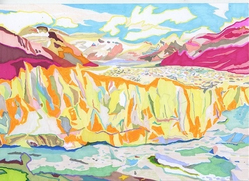 Yu Matsuoka | PICDIT #marker #drawing #landscape #art #colour