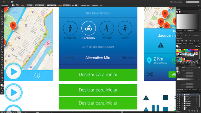 Fitrip App #branding #uiux #mobile #app #fitness #travel #city #venezuela #startup #simple #minimal #minimastudio #fitrip