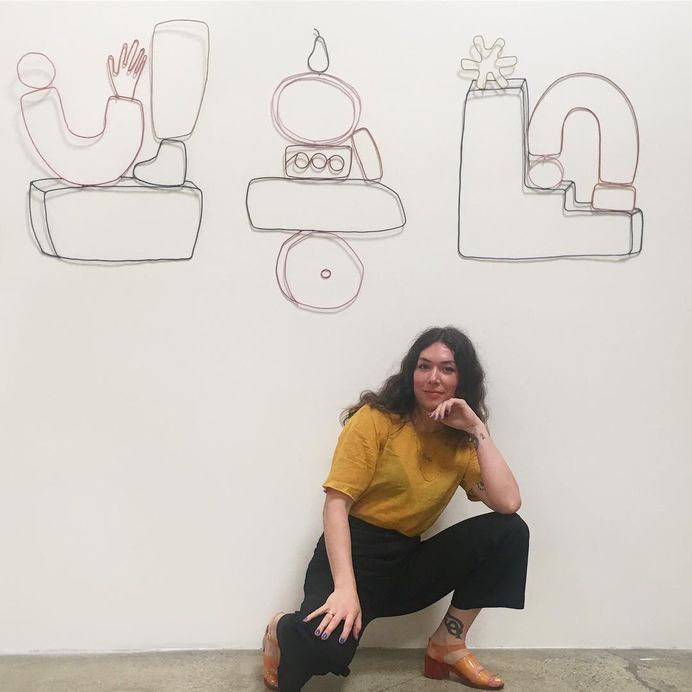 Lane Walkup on Instagram: “Thank you @thisisrange for curating this art show w @subaru_usa I havin fun over here”