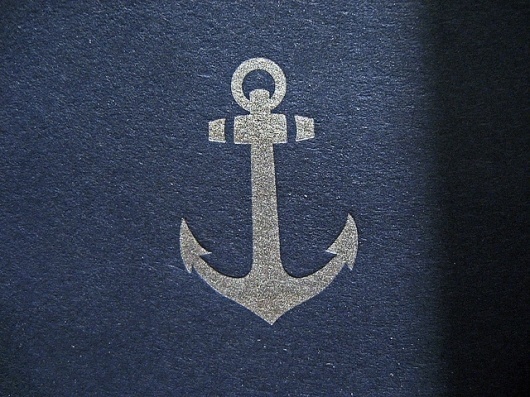 Anchor Tea Length Wedding Invitation | Flickr - Photo Sharing! #anchor #letterpress