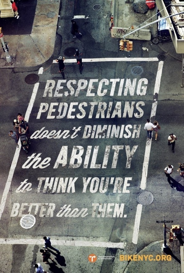 Bike Like a New Yorker2 #bicycle #typography #bike #street #york #nyc #new