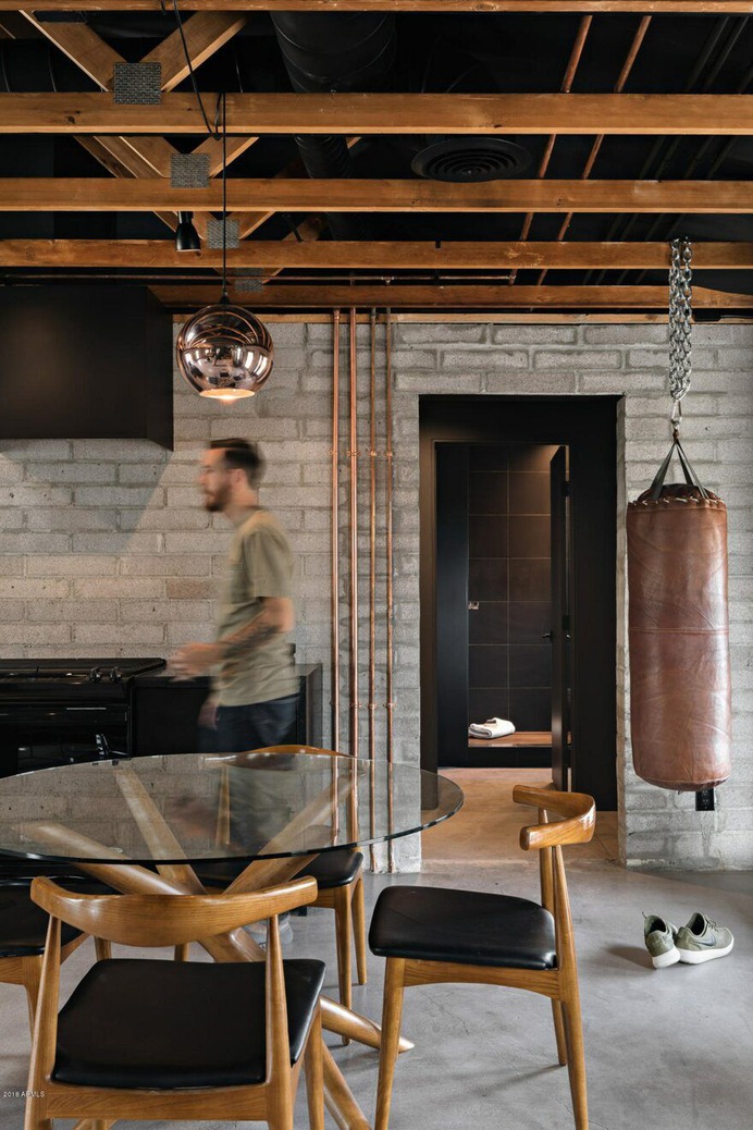 dining room, loft design, Tempe, Arizona, Knob Modern Design 4