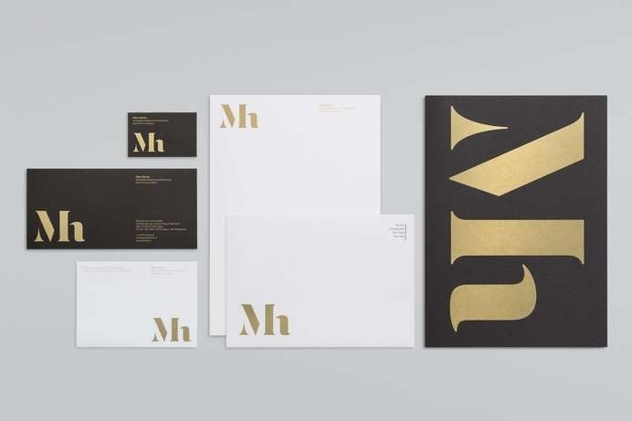 Studio Dumbar: Mauritshuis Visual Identity #stationery #print #envelope #letterhead #business #card