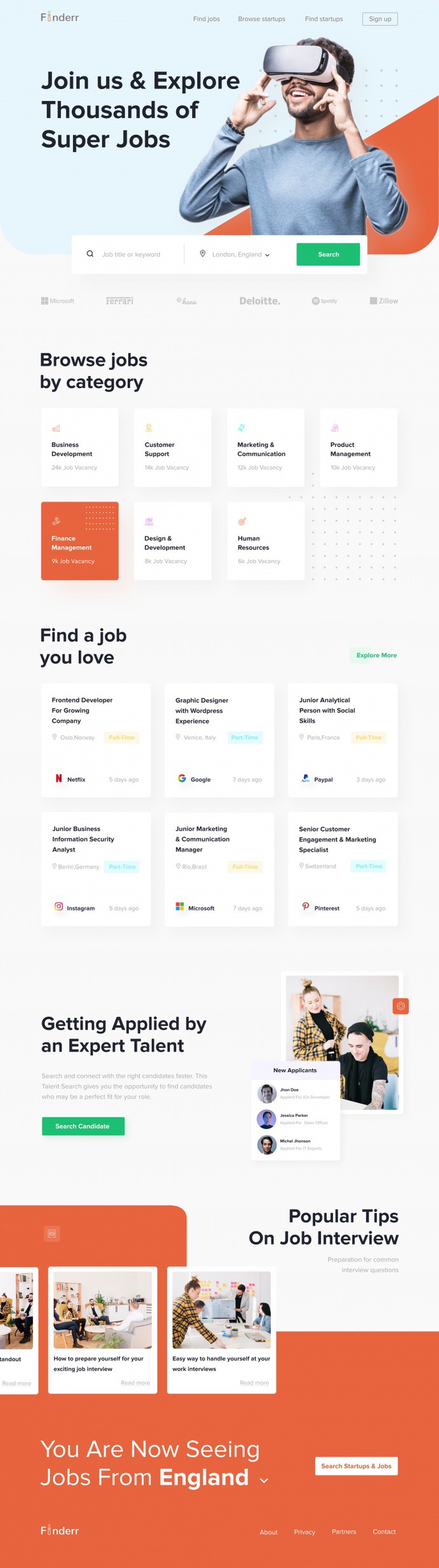 Job Finder Web Exploration