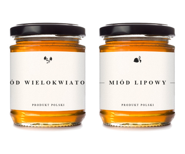 LeÅ›na Pasieka #pack #design #honey