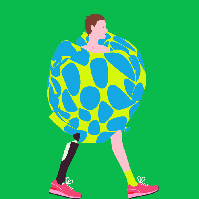 Catwalk #3 by @mkrnld #catwalk #fashion #3d #pattern #illustration #women #mkrnld #model