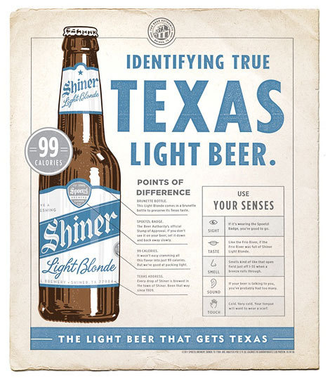 Shiner Light Blonde Poster #beer #ad
