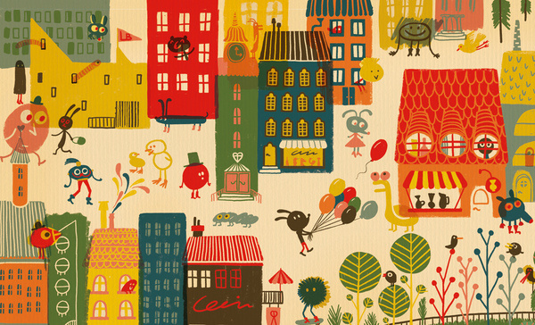 ARHOJ > Lejerbo #city #illustration