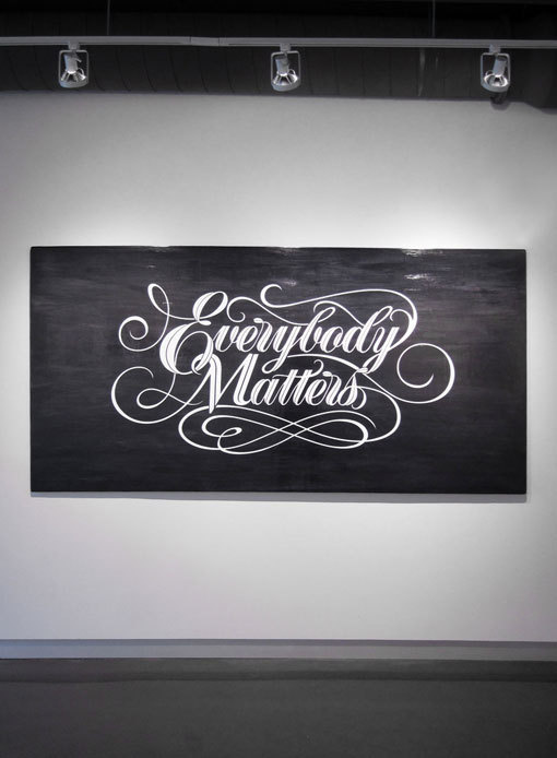 BryanPatrickTodd_EverybodyMatters_b #typography