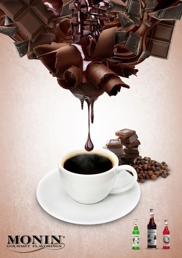 MONIN #creative #monin #chocolate #taste #syrups