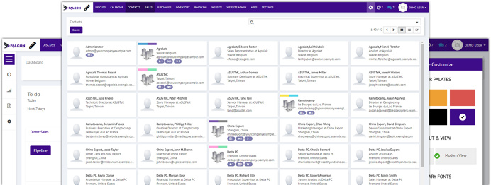 #Odoo Falcon Backend #Theme, Customizable & #Responsive OpenERP Theme