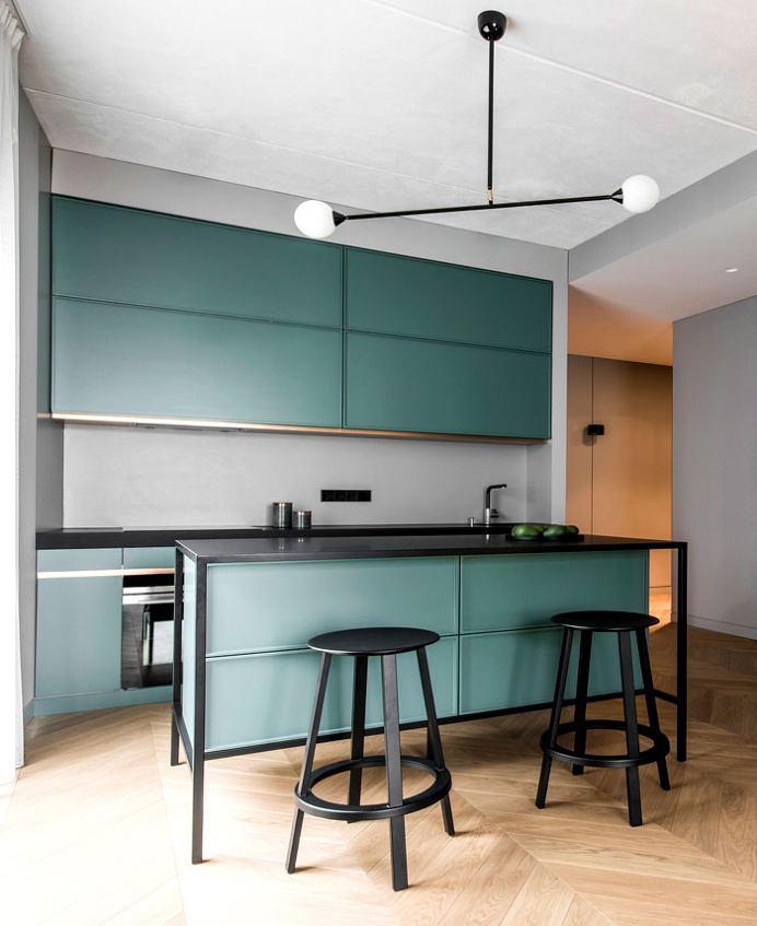Apartment in Grey Tones by AKTA