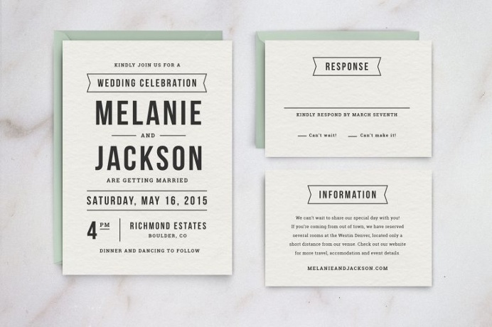 Wedding Invitation Template Suite