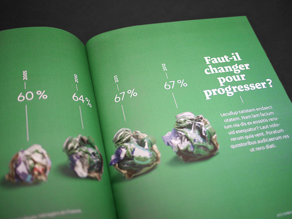 Tout se transforme, et nous ? Eco-Emballages - Rapport Annuel 2012 #dataviz #visu #visualisation #design #graphic #altran #direction #data #art #editorial