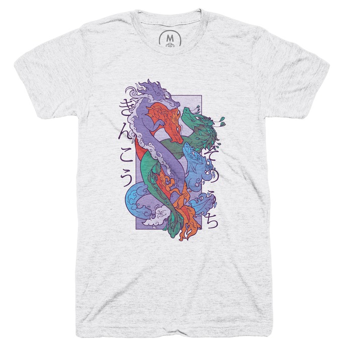 Tri-Blend Heather White