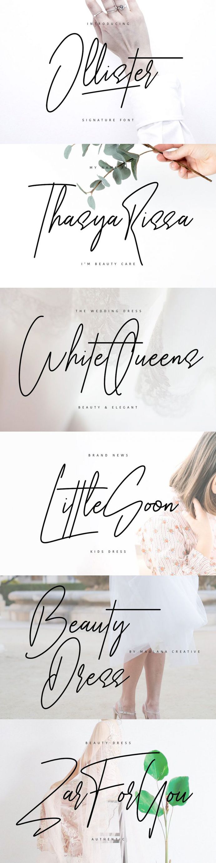 Ollister Signature Font