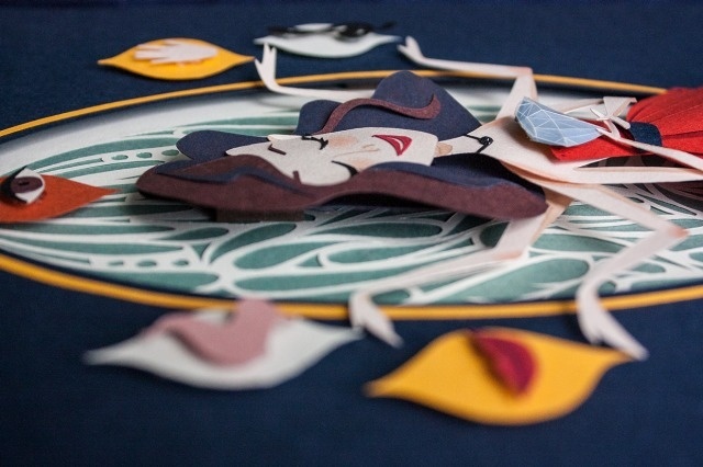 Beauty Paper Cut Illustrations by Dana Sanmar #paper cut #art #dana sanmar