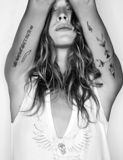 LOVE J #fashion #model #arrows #tattoos
