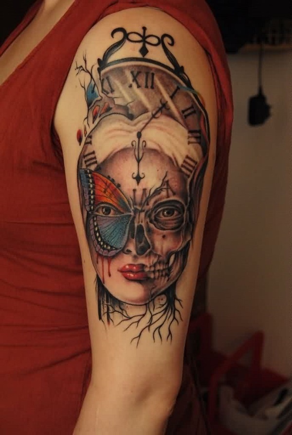 80 Frightening and Meaningful Skull Tattoos