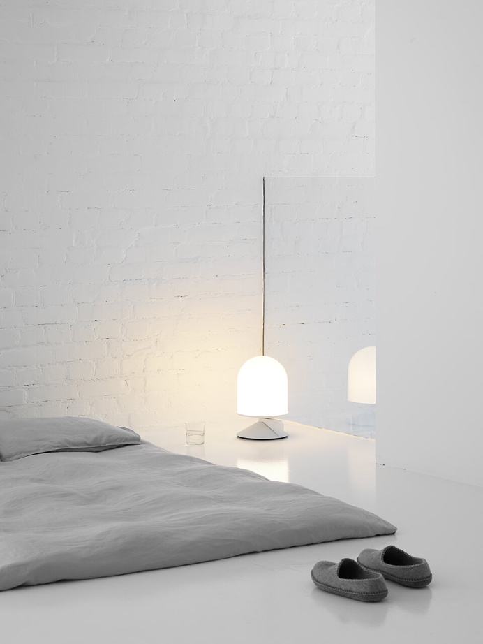 White sleeping space. #bedroom #simplicity