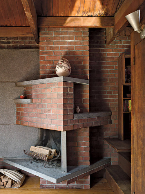 on something, traceycoffin: Anne Tyng's fireplace. #bricks