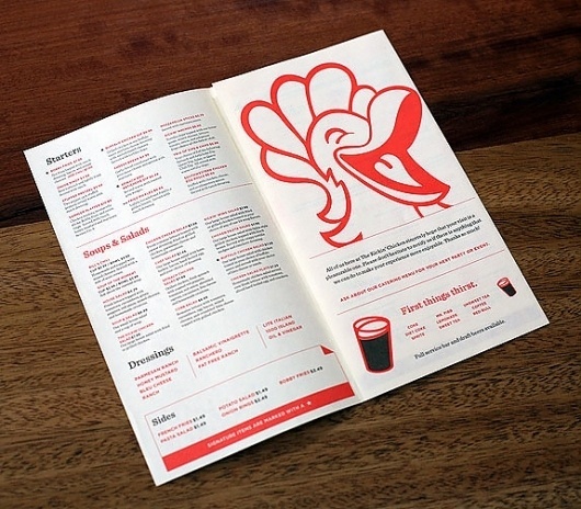 If this Chicken's a Kickin' don't Come a Cluckin' - Brand New #print #identity #menu #illustration