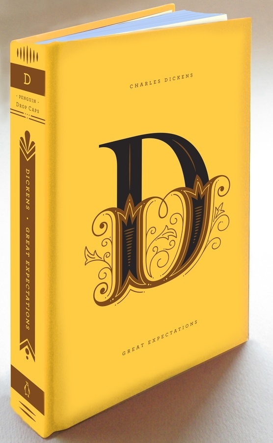 D #hische #yellow #book #cover #drop #cap #jessica #daily #type
