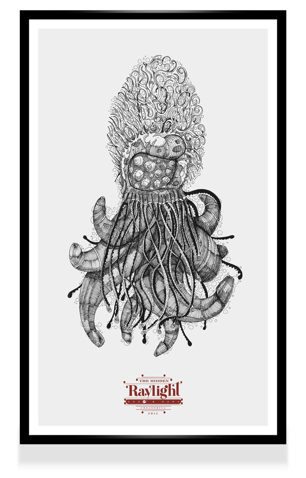 dark raylight #ink #illustration #traditional #poster #character