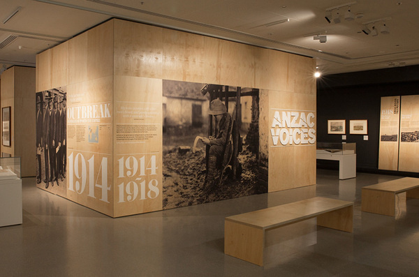 ANZAC Voices #exhibition #wood #war