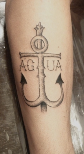 dexalha #agua #tattoo #black