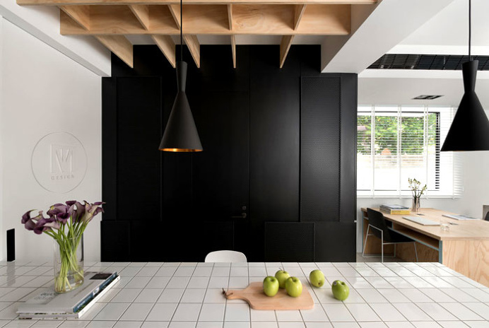 Cozy Home Office by T.M. Design Studio - InteriorZine #decor #interior #home