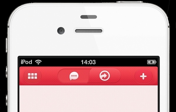 Iphone App navigation bar UI - Mobile Interface - Creattica #bar #mobile #nav #buttons