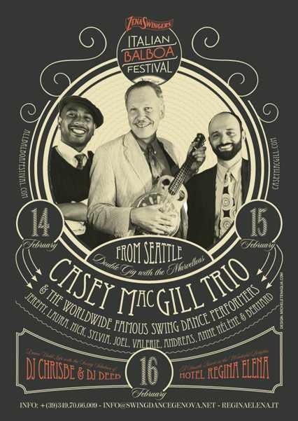 #poster #vintage #retro #lindyhop #swing #balboa #caseymcgill #micheletenaglia