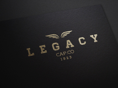 LEGACY // Logomark #logomark #branding #apparel #retro #texture #brand #identity #gold #logo #trend #style