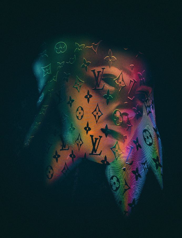 #LouisVuitton Artwork by Quentin Deronzier