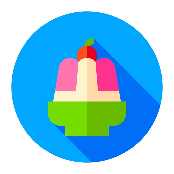 See more icon inspiration related to food and restaurant, gelatine, molded, pudding, dessert, bakery, cherry, cream, sweet and food on Flaticon.