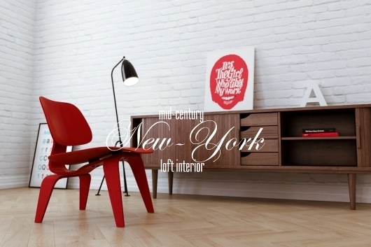 Pospelov 3D visualization #interior #white #design #wall #art