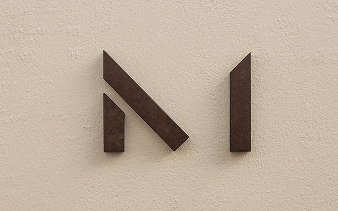 Logo designed by Heydays for architecture firm Mellby #signage #identity #sign