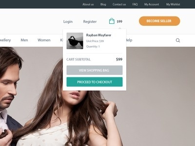 Cart Design #cart #hover