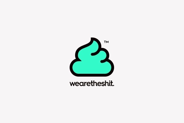 We are the shit, logo design. #logo #shit #minimal #green
