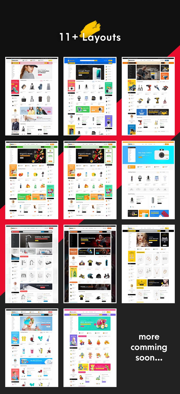 #MegaCell - #Opencart #MultiPurpose #Responsive #Theme | #TemplateTrip #eCommerce #Website #Design #Template