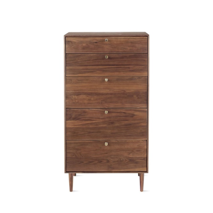 American Modern 5-Drawer Dresser by Design Within Reach. #designwithinreach #americanmodern #chestofdrawers #simplicity