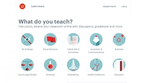 Lore #website #interactive #icons