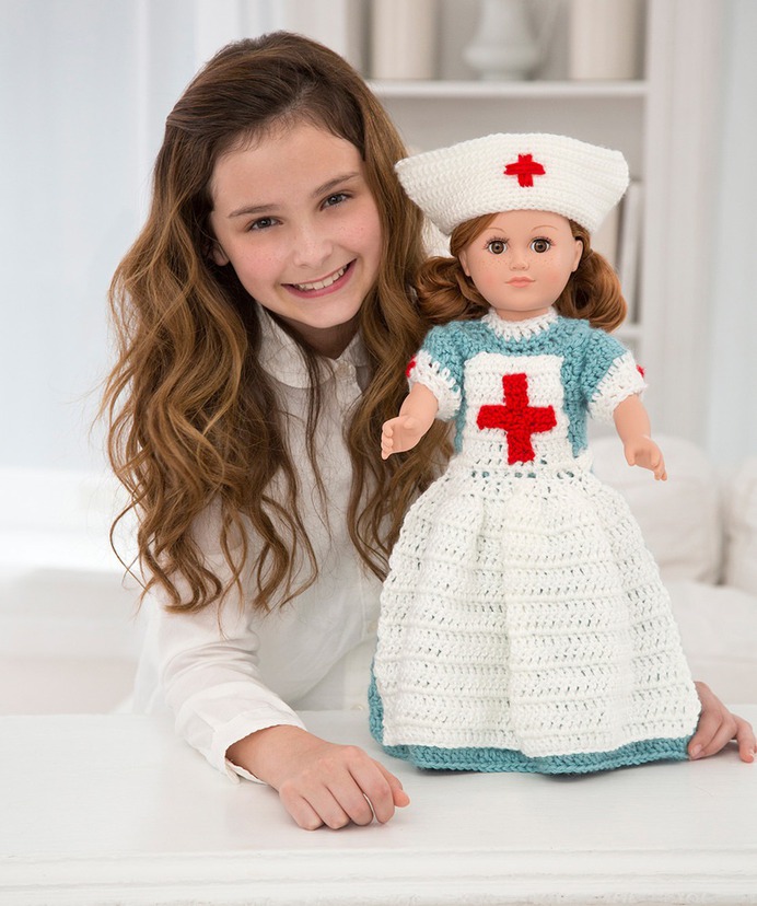Caring Nurse Doll to Crochet – Amigurumi Patterns