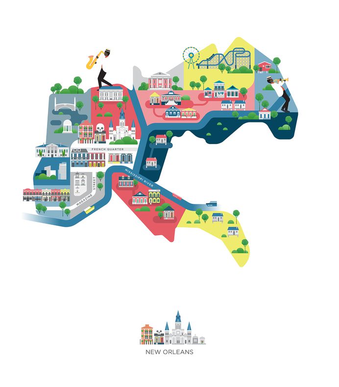 Cities of America on Behance
